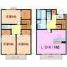 カーサ和合 3LDKの間取り