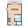 ハイツアサノB館 1Rの間取り