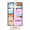 エコーハイツ南山 1SRの間取り
