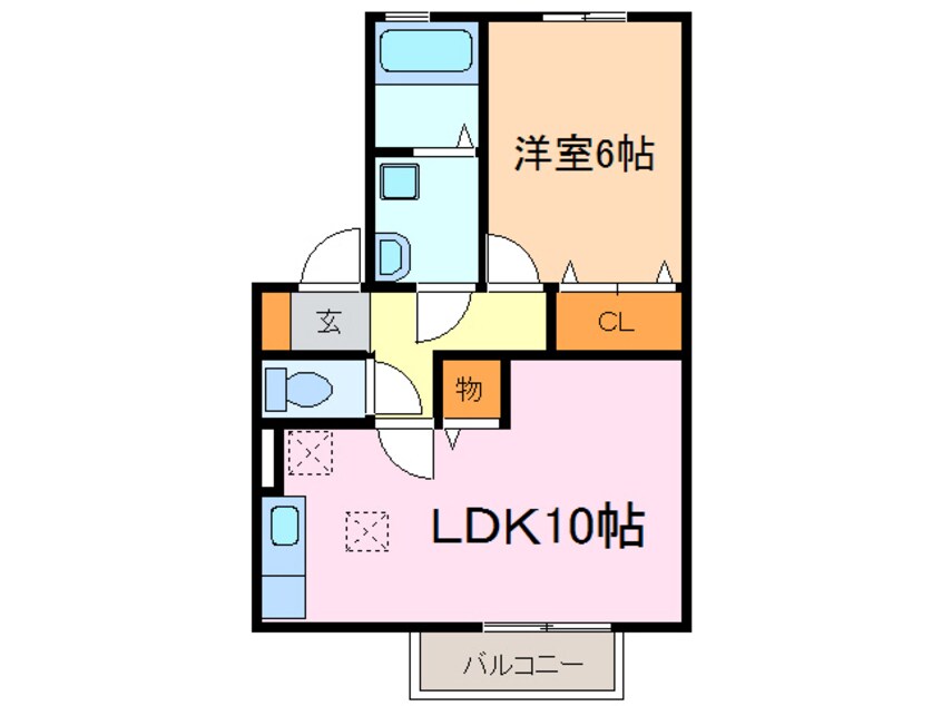 間取図 プリメゾンフーガ