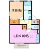 プリメゾンフーガ 1LDKの間取り