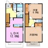 ラ・サンベール藤塚 2LDKの間取り