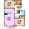 ロイヤルステージＡ 2LDKの間取り