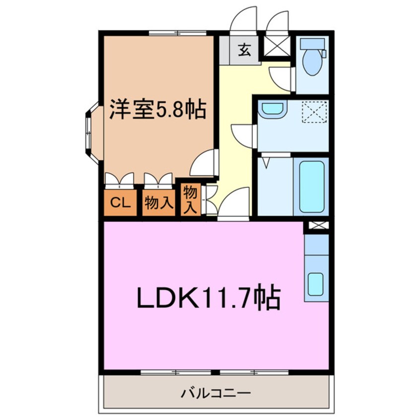 間取図 グレイシャス・Ｉ