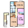 エアリー 2LDKの間取り