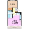 メゾンあざぶB 1LDKの間取り