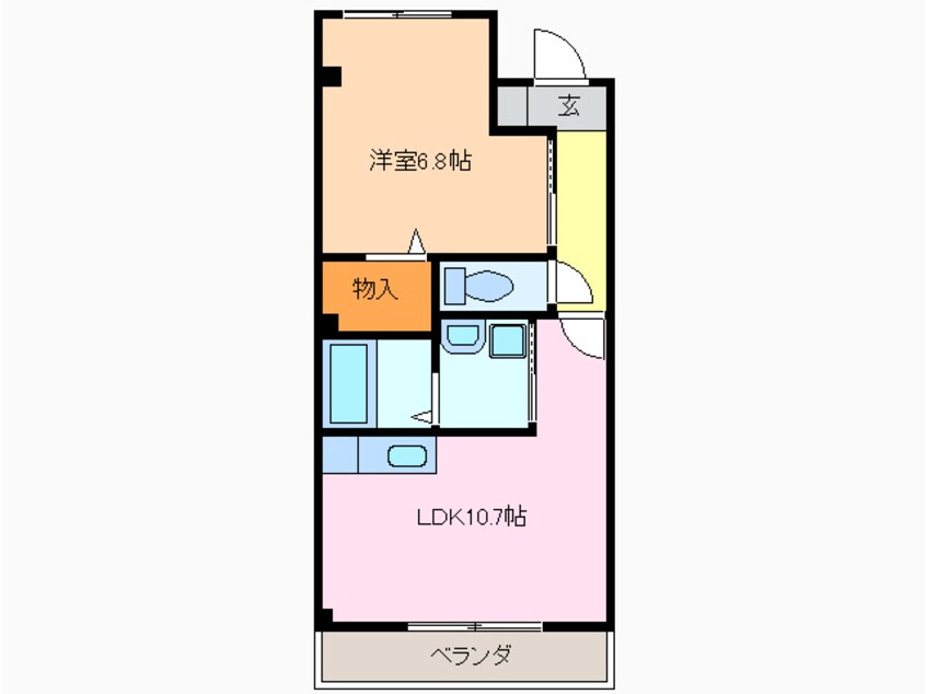 間取図 プランドールⅢ