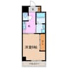 EXE原 1Kの間取り