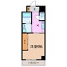EXE原 1Kの間取り