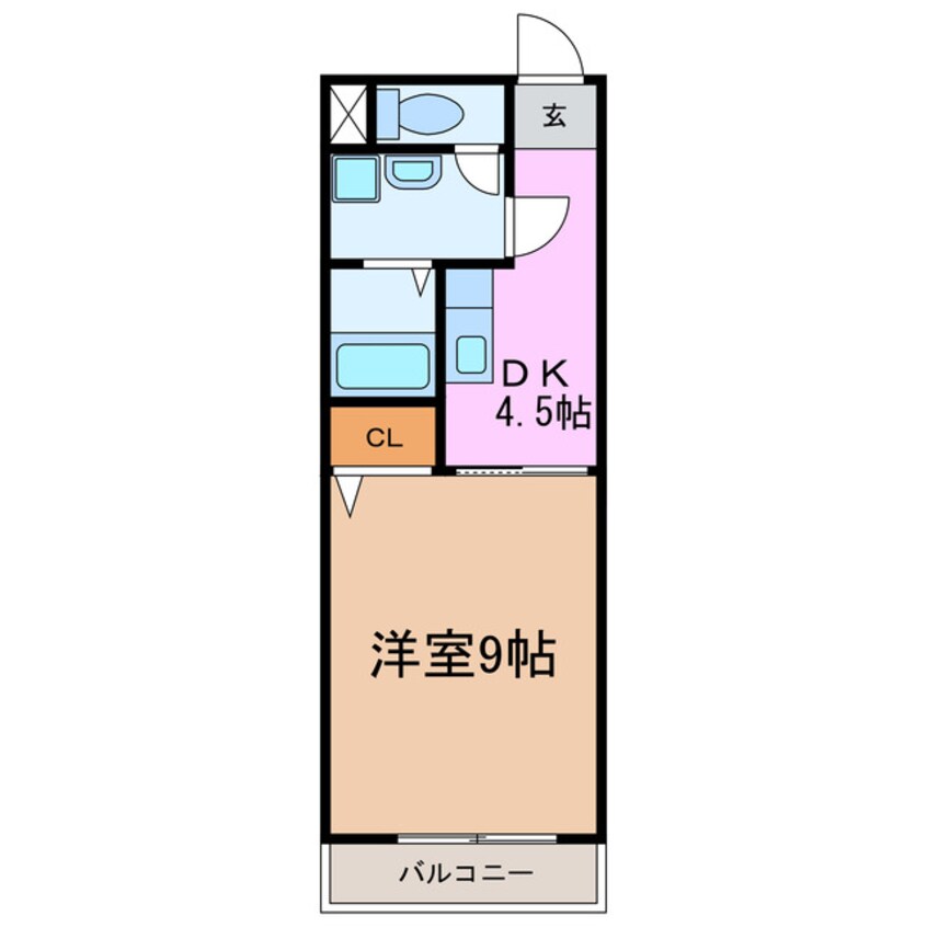 間取図 リバティベル三好丘