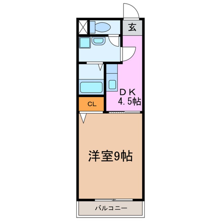 間取図 リバティベル三好丘