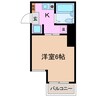 アスパイア平針 1Kの間取り