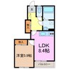 サンヒルズ 1LDKの間取り