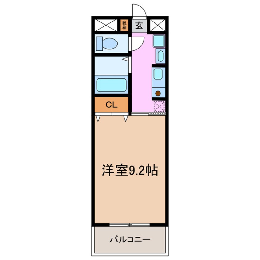 間取図 クリスタルガーデン