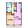 オータム 1LDKの間取り