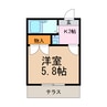 レオパレス左京山　第1・第2 1Kの間取り