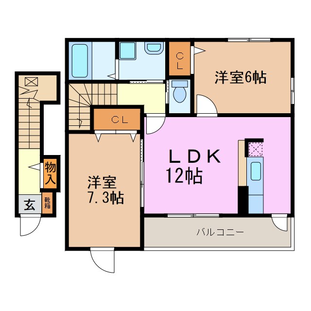 間取り図 マーベラス･Ｍ.Ｋ