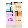 ロハス 2LDKの間取り