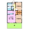 ロハス 2LDKの間取り
