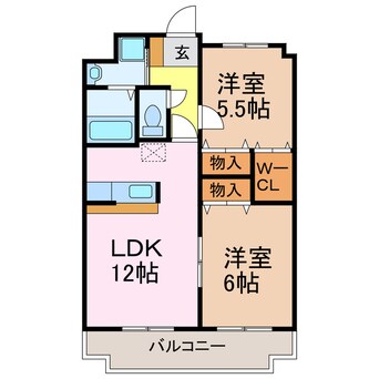 間取図 ヴィラ・ヴェール