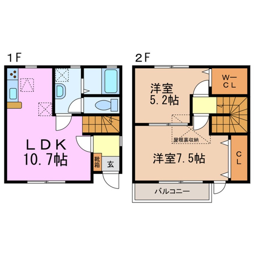 間取図 ウインズガーデン A棟