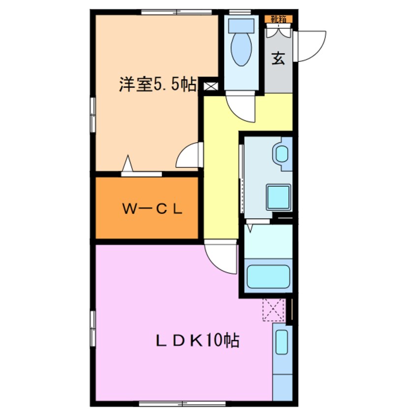 間取図 ヴェール藤塚