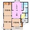 第2栄和ビル 3LDKの間取り
