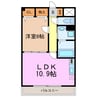 ケイズマンション赤池 1LDKの間取り