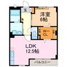 アドヴァンス 1LDKの間取り