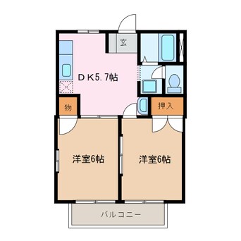 間取図 エクセル大高台