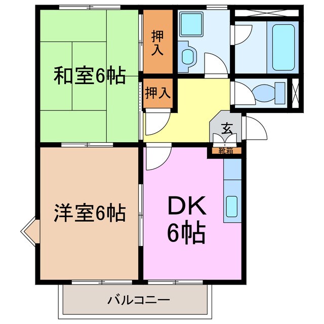 間取り図 Surplus Two 金田荘