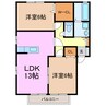 ロイヤルステージＤ 2LDKの間取り