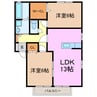 ロイヤルステージＤ 2LDKの間取り