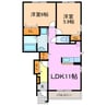 エスペランサ 2LDKの間取り