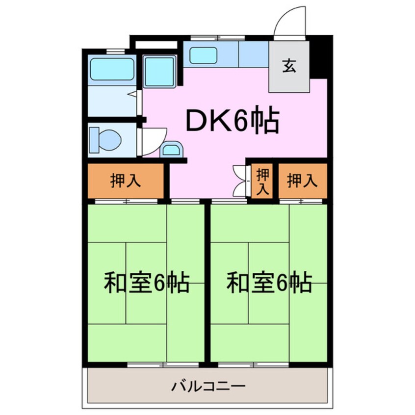 間取図 三好グランドハイツ