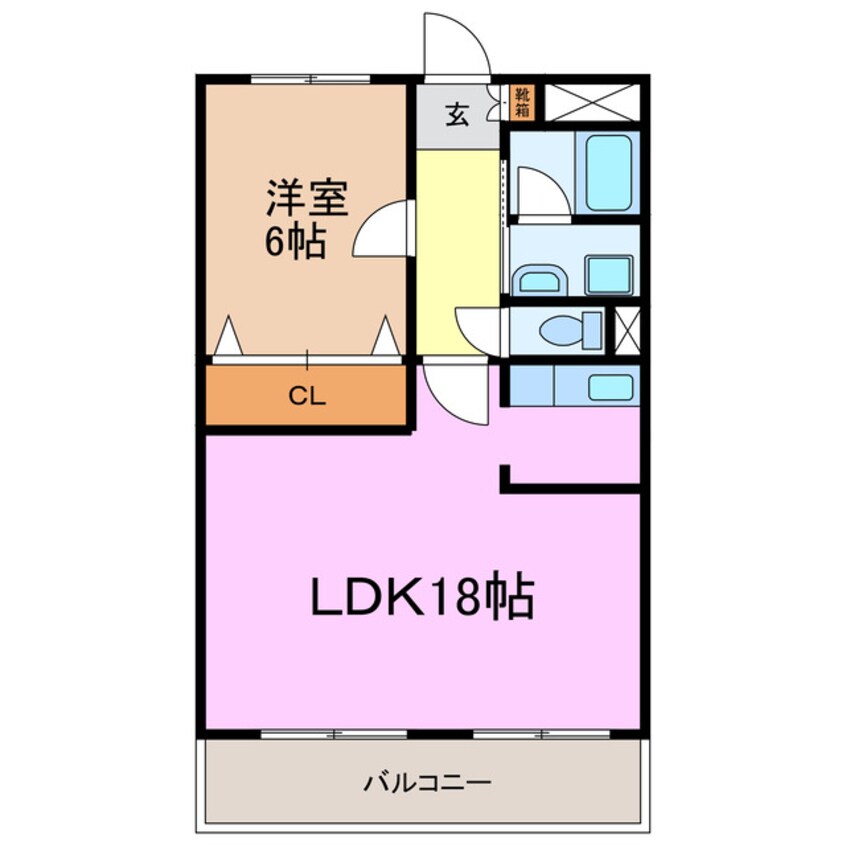 間取図 アビニヨンビル