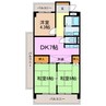 アビニヨンビル 3DKの間取り