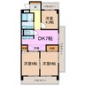 アビニヨンビル 3DKの間取り
