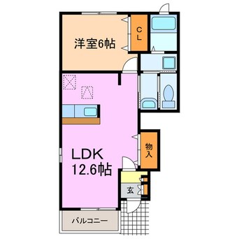 間取図 カルバンラゴ