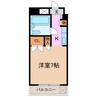 ロアール平針 1Kの間取り