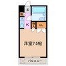 ロアール平針 1Kの間取り