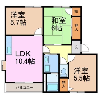 間取図 アドザックス桃山