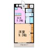 The Venus Of White Ⅱ 1DKの間取り