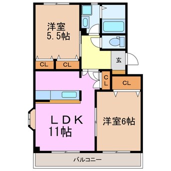 間取図 エピ・シェール