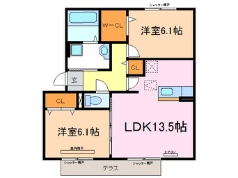 間取図 プレリー南山