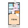 ハースヒルズ赤池Ⅲ 1Kの間取り
