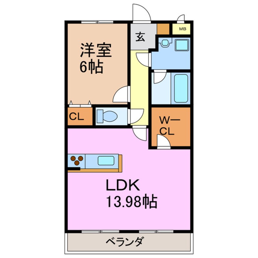 間取図 潮見FLAX