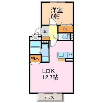 間取図 シャルマン（清水山）