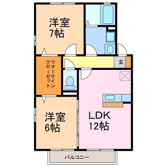 間取図 イエローウィン滝ノ水