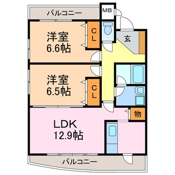 間取図 ヴィンヤード